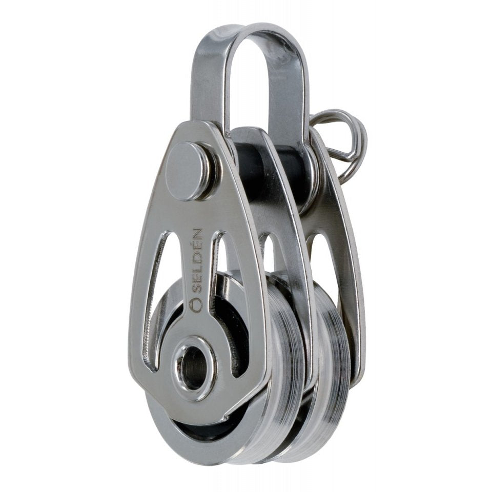 25 MM HIGH LOAD BALL BEARING BLOCK - DOUBLE, STRAP