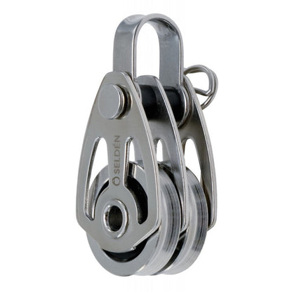 25 MM HIGH LOAD BALL BEARING BLOCK - DOUBLE, STRAP