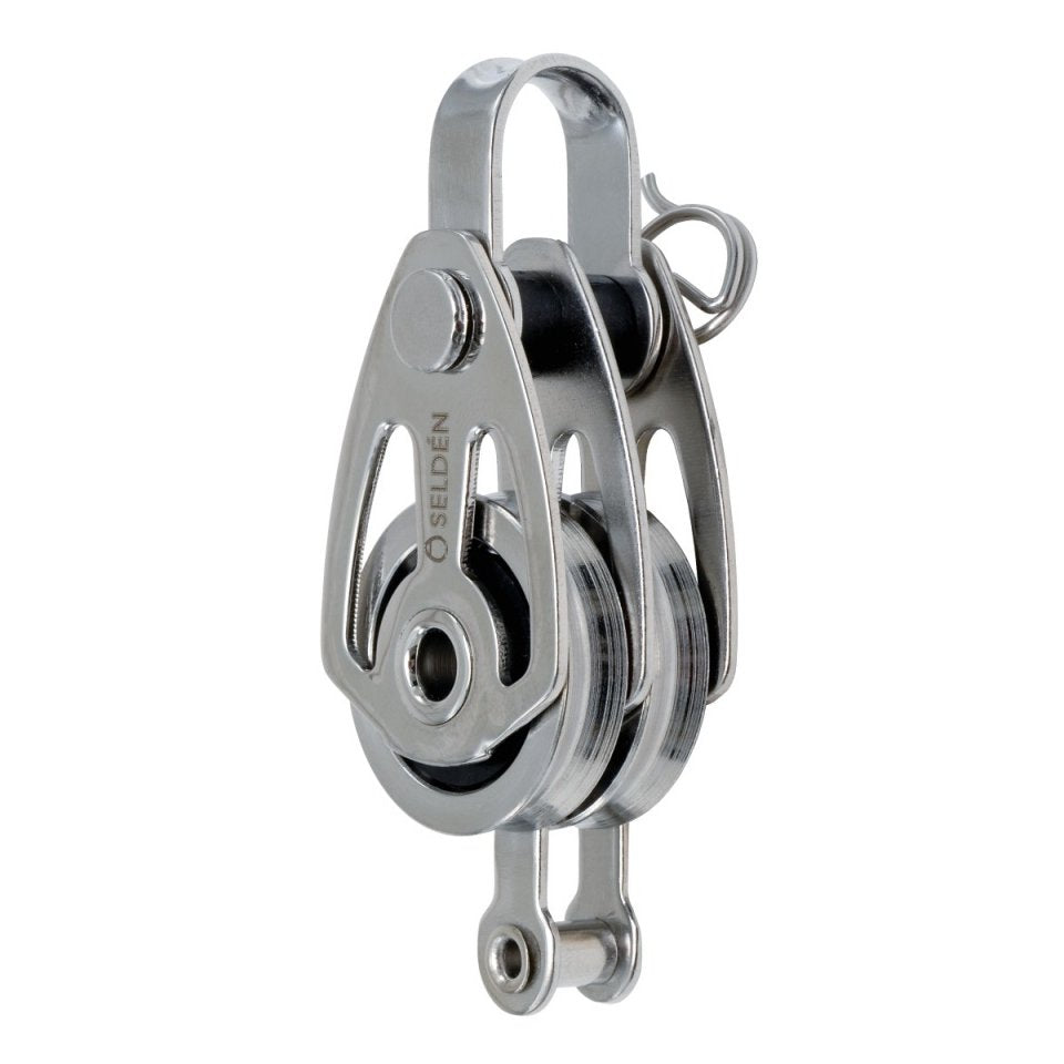 25 MM HIGH LOAD BALL BEARING BLOCK - DOUBLE, BECKET, STRAP