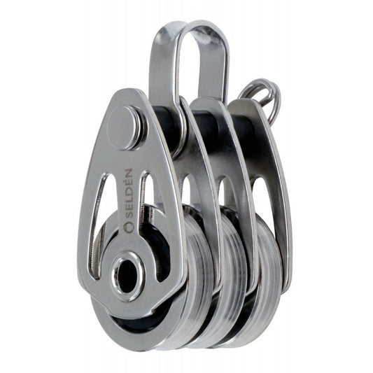 25 MM HIGH LOAD BALL BEARING BLOCK - TRIPLE, STRAP