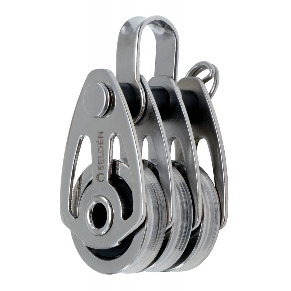 25 MM HIGH LOAD BALL BEARING BLOCK - TRIPLE, STRAP